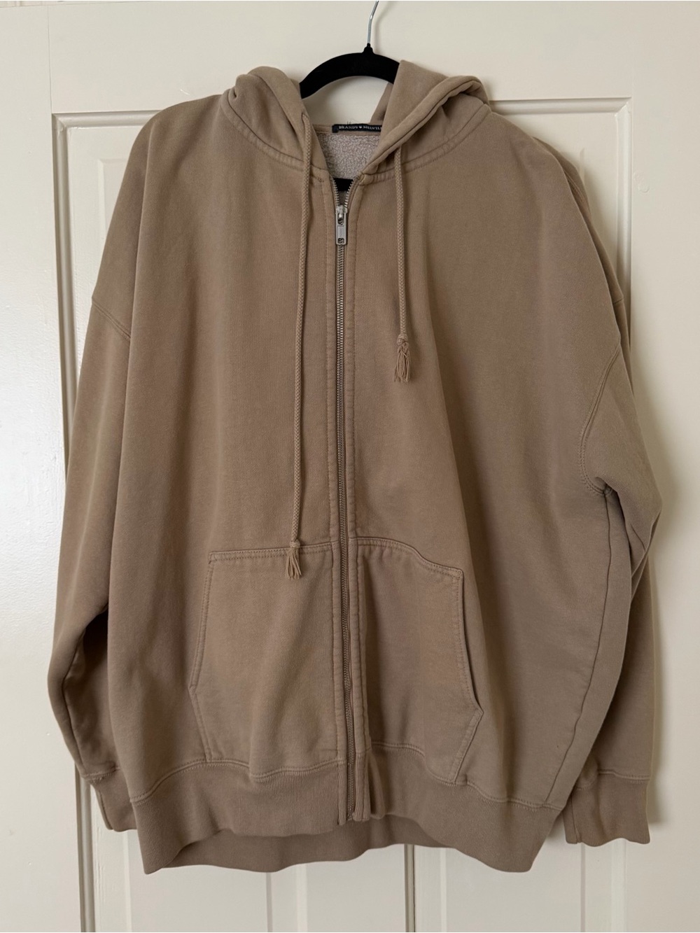 Oversized Brandy Melville Zip-Up Hoodie